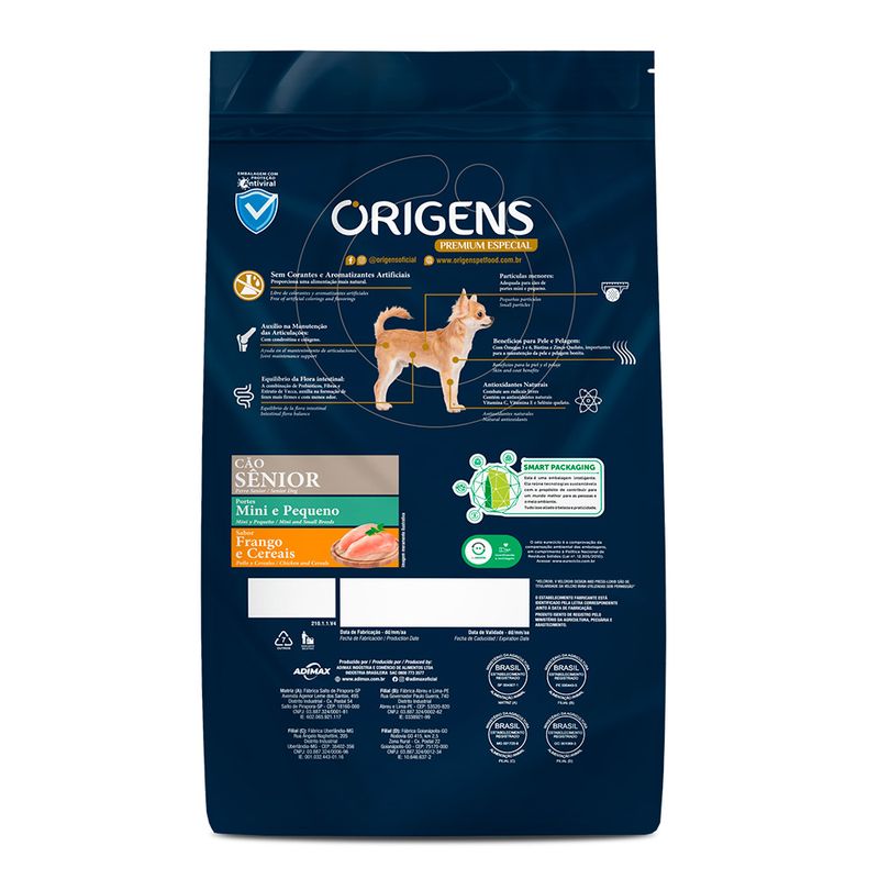 Foto-do-produto-Racao-Origens-Caes-Senior-Racas-Mini-e-Pequenas-101kg-no-petshop-online-da-Tudo-de-Bicho
