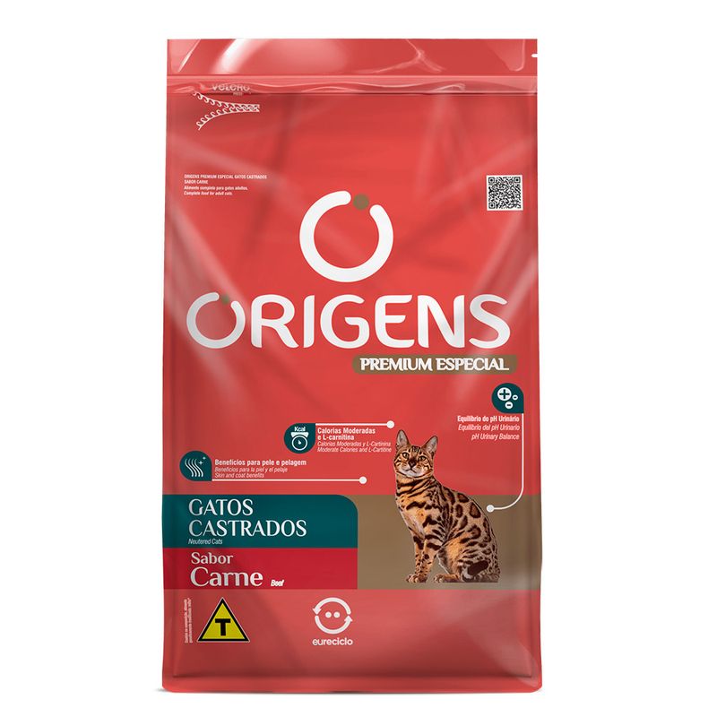 Foto-do-produto-Racao-Origens-Gatos-Adultos-Castrado-Carne-1kg-no-petshop-online-da-Tudo-de-Bicho