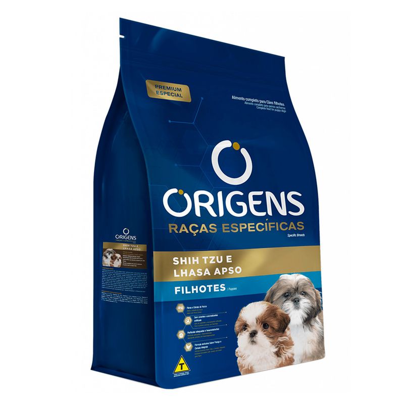 Foto-do-produto-Racao-Origens-Caes-Filhotes-Shihtzu-Ilhasa-1kg-no-petshop-online-da-Tudo-de-Bicho