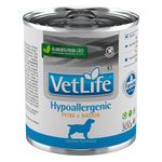 Foto-do-produto-Racao-Umida-Vet-Life-Caes-Hypoallergenic-Peixe-300g-no-petshop-online-da-Tudo-de-Bicho