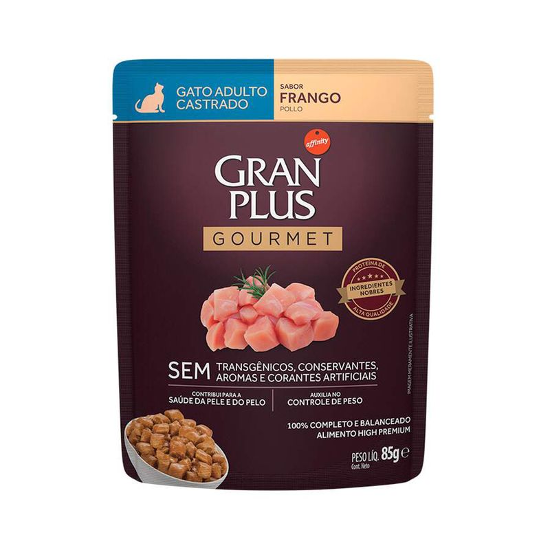 Sachê Purê Churu Galinha para Gatos com 4 unidades - 56g