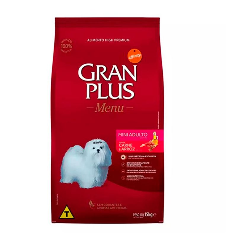 Foto-do-produto-Racao-Gran-Plus-Caes-Menu-Adultos-Porte-Mini-Carne-e-Arroz-15kg-no-petshop-online-da-Tudo-de-Bicho