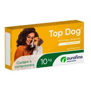 Vermífugo Top Dog Ourofino 10kg