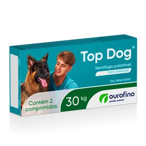 Vermífugo Top Dog Ourofino 30kg