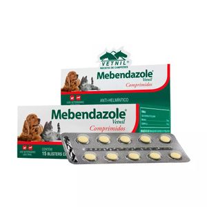 Mebendazole para Cães e Gatos Vetnil Blister