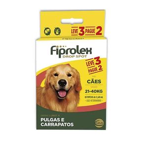 Combo Fiprolex Antipulgas Cães Ceva