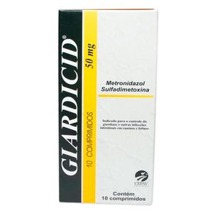 Giardicid  Cepav 10 Comprimidos