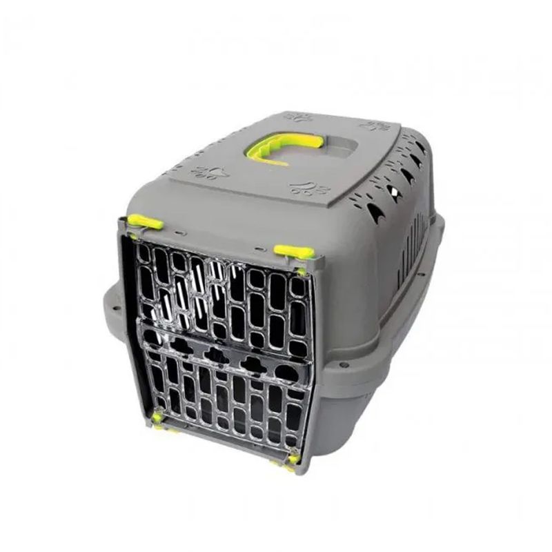 Foto-do-produto-Caixa-De-Transporte-Durapets-Falcon-Neon-Fun-Amarelo-Nº2-no-petshop-online-da-Tudo-de-Bicho