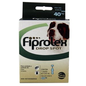 Fiprolex Drop Spot Antipulgas e Carrapatos Cães