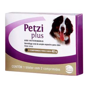 Vermífugo Petzi Plus Cães