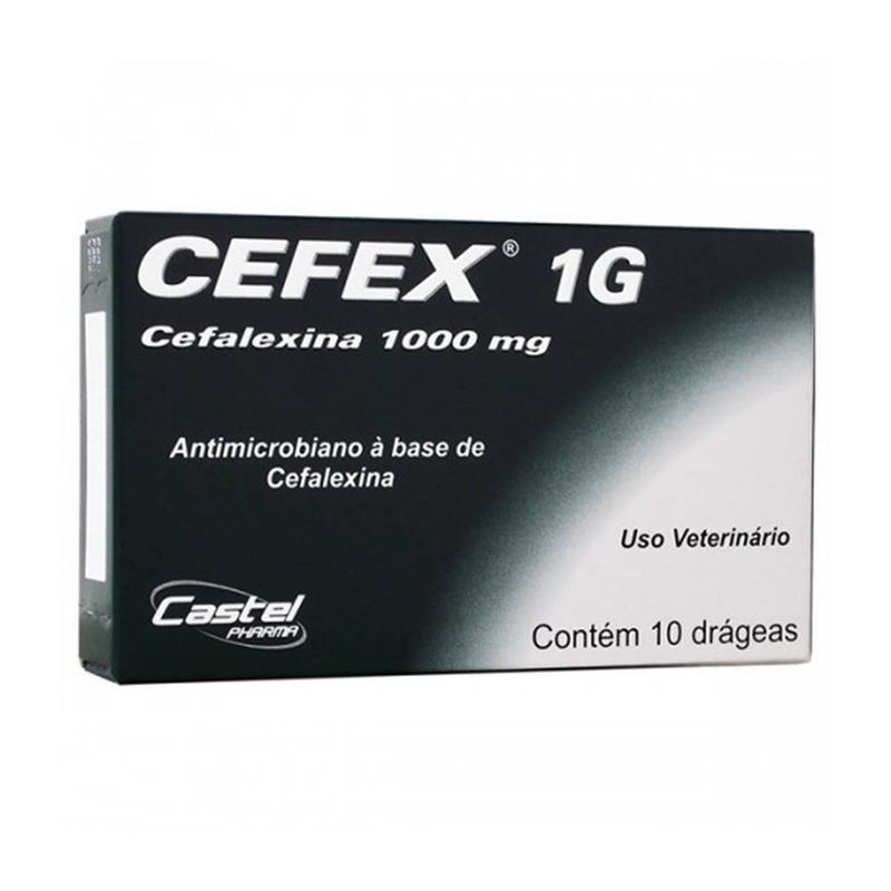 Foto-do-produto-Cefex-1000mg-Cepav-10-Drageas-no-petshop-online-da-Tudo-de-Bicho