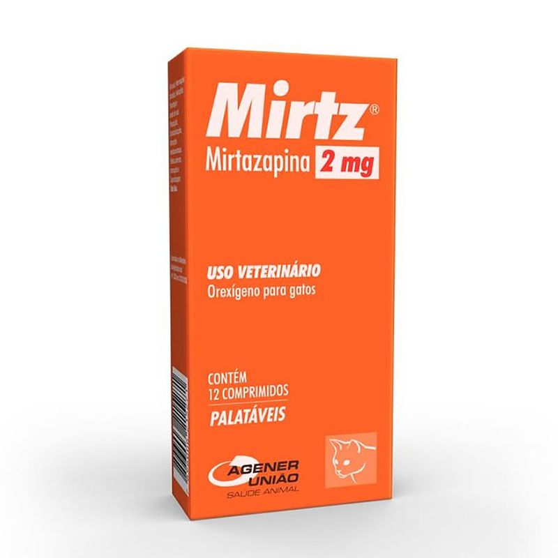 Foto-do-produto-Mirtz-Gatos-2mg-Agener-12-Comp-no-petshop-online-da-Tudo-de-Bicho