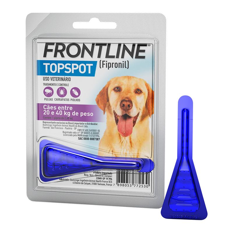 Foto-do-produto-Frontline-TopSpot-Antipulgas-e-Carrapatos-Caes-20-a-40kg-no-petshop-online-da-Tudo-de-Bicho