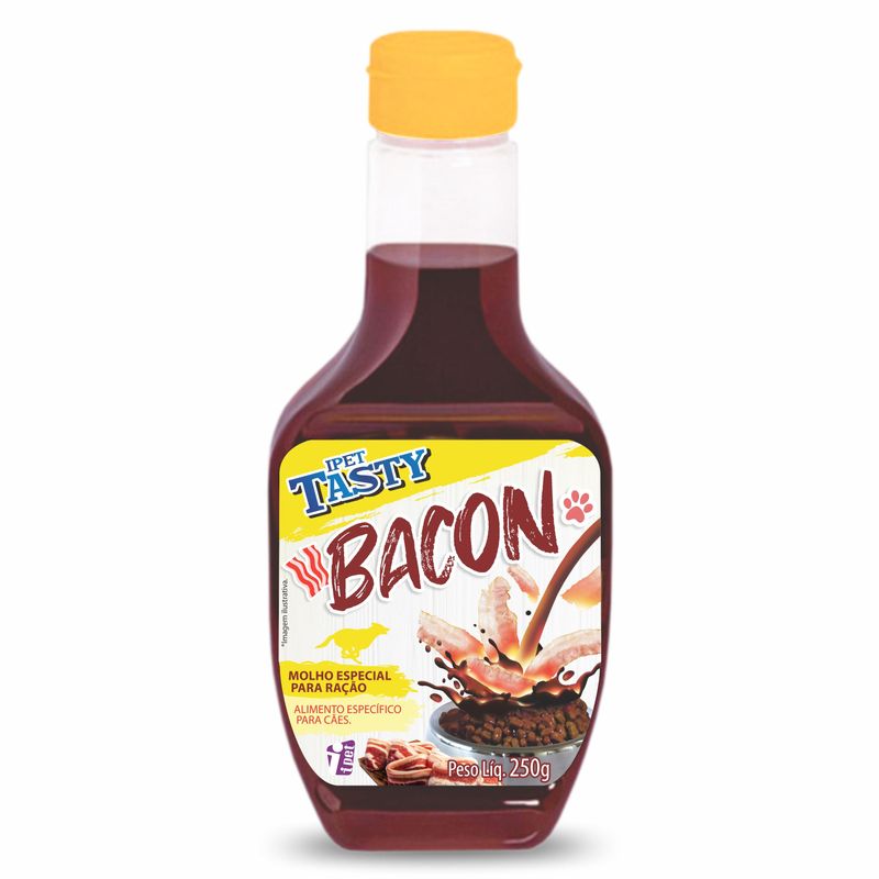 Foto-do-produto-Molho-para-Racao-Ipet-Tasty-Dog-Bacon-250g-no-petshop-online-da-Tudo-de-Bicho