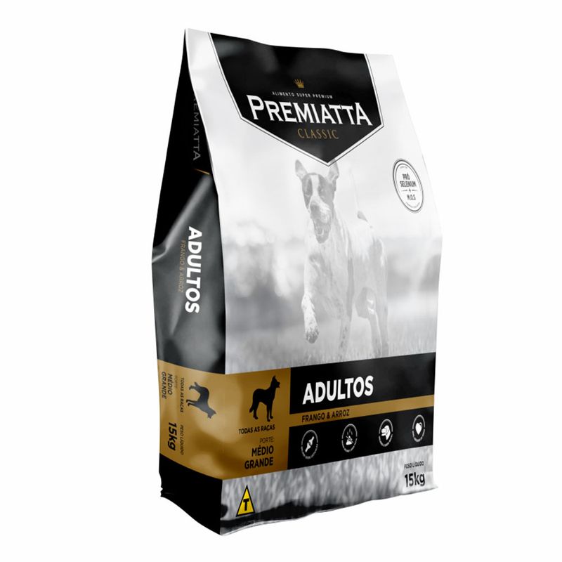 Foto-do-produto-Racao-Premiatta-Caes-Classic-15kg-no-petshop-online-da-Tudo-de-Bicho