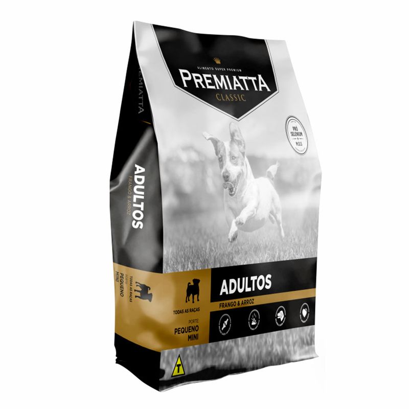 Foto-do-produto-Racao-Premiatta-Caes-Classic-Adultos-Mini-15kg-no-petshop-online-da-Tudo-de-Bicho