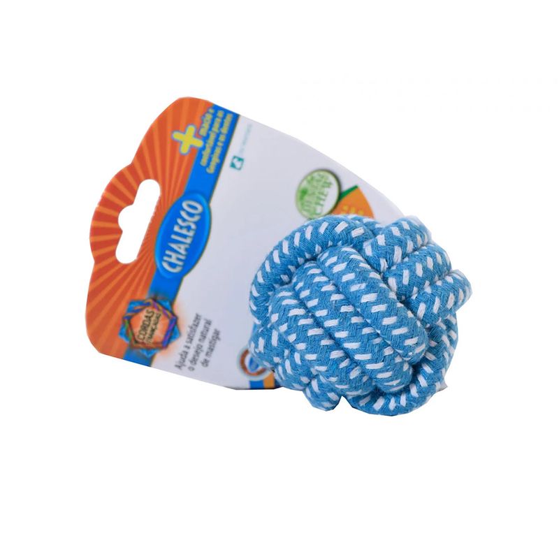 Foto-do-produto-Brinquedo-Mordedor-Chalesco-Rope-Ball-Corda-Caes-Tamanho-Unico-no-petshop-online-da-Tudo-de-Bicho