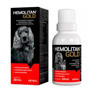 Suplemento Hemolitan gold Vetnil