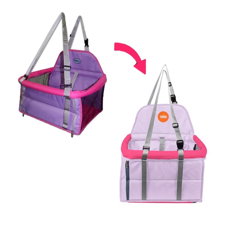 Foto-do-produto-Assento-Tubline-Transpet-Caes-e-Gatos-Rosa-Com-Lilas-no-petshop-online-da-Tudo-de-Bicho
