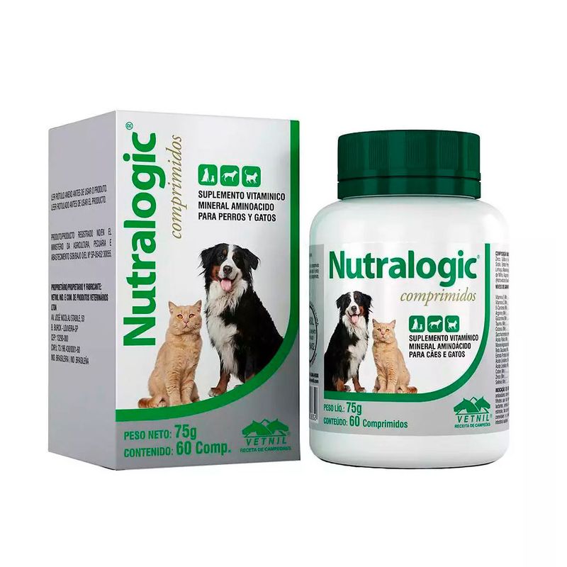 Foto-do-produto-Nutralogic-Vetnil-60-Comprimidos-no-petshop-online-da-Tudo-de-Bicho