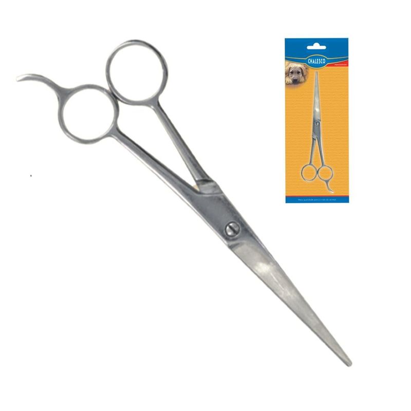 Foto-do-produto-Tesoura-Reta-Para-Tosa-Chalesco-no-petshop-online-da-Tudo-de-Bicho