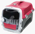Foto-do-produto-Caixa-de-Transporte-Chalesco-Cabrio-Hagen-Cat-Vermelho-Gatos-no-petshop-online-da-Tudo-de-Bicho