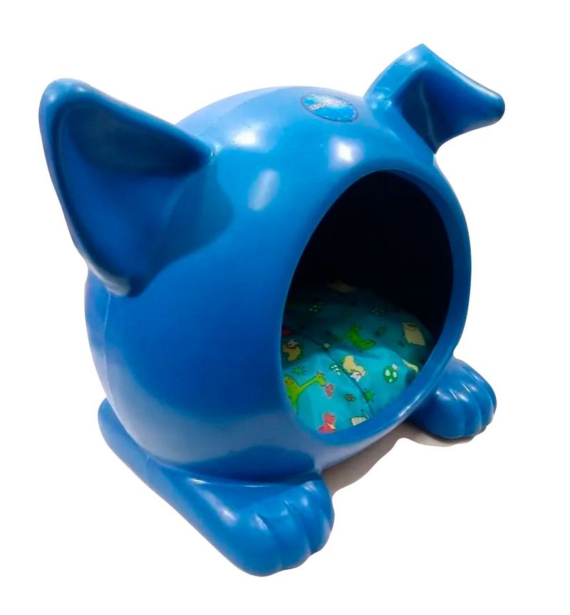 Foto-do-produto-Toca-Ideal-Caes-E-Gatos-Azul-Pequeno-no-petshop-online-da-Tudo-de-Bicho