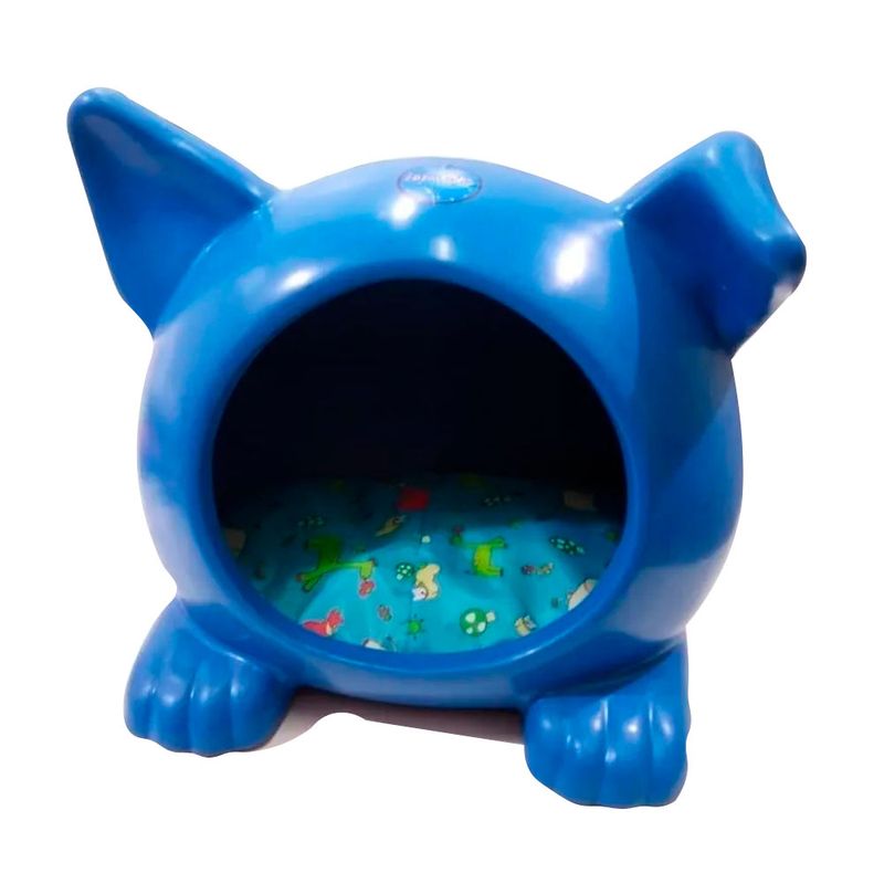 Foto-do-produto-Toca-Ideal-Caes-E-Gatos-Azul-Pequeno-no-petshop-online-da-Tudo-de-Bicho