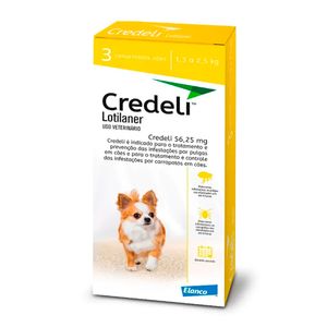 Credeli Antipulgas e Carrapatos Cães 1,3 a 2,5kg