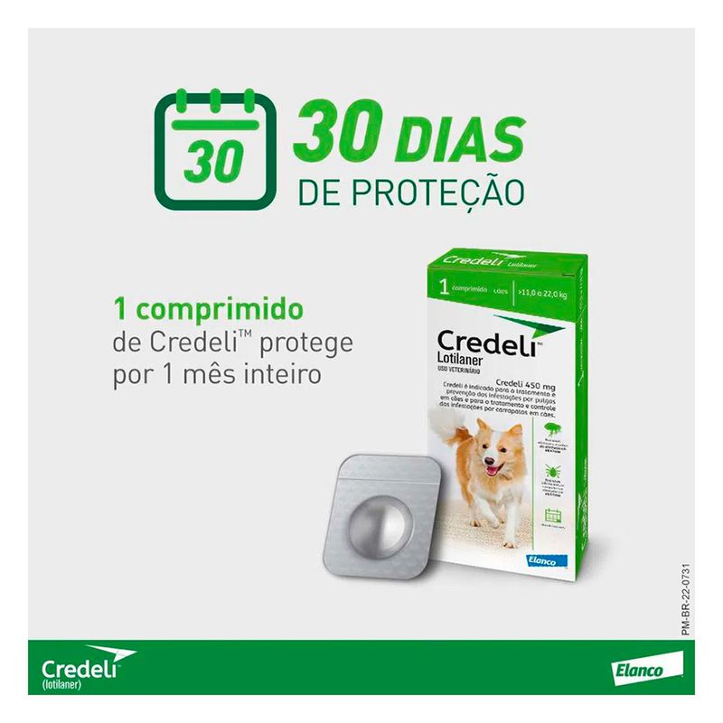 Foto-do-produto-Credeli-Antipulgas-e-Carrapatos-Caes-11-a-22kg-1-Comprimido-no-petshop-online-da-Tudo-de-Bicho