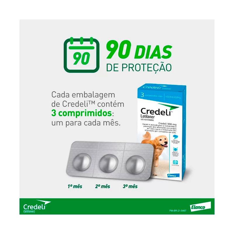 Foto-do-produto-Credeli-Antipulgas-e-Carrapatos-Caes-22-a-45kg-3-Comprimidos-no-petshop-online-da-Tudo-de-Bicho
