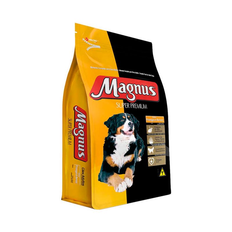 Foto-do-produto-Racao-Magnus-Super-Premium-Caes-Adultos-Frango-Arroz-15kg-no-petshop-online-da-Tudo-de-Bicho