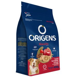 Biscoito Origens Cães Adultos Linhaça