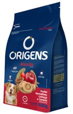 Foto-do-produto-Biscoito-Origens-Caes-Adultos-Linhaca-400g-no-petshop-online-da-Tudo-de-Bicho