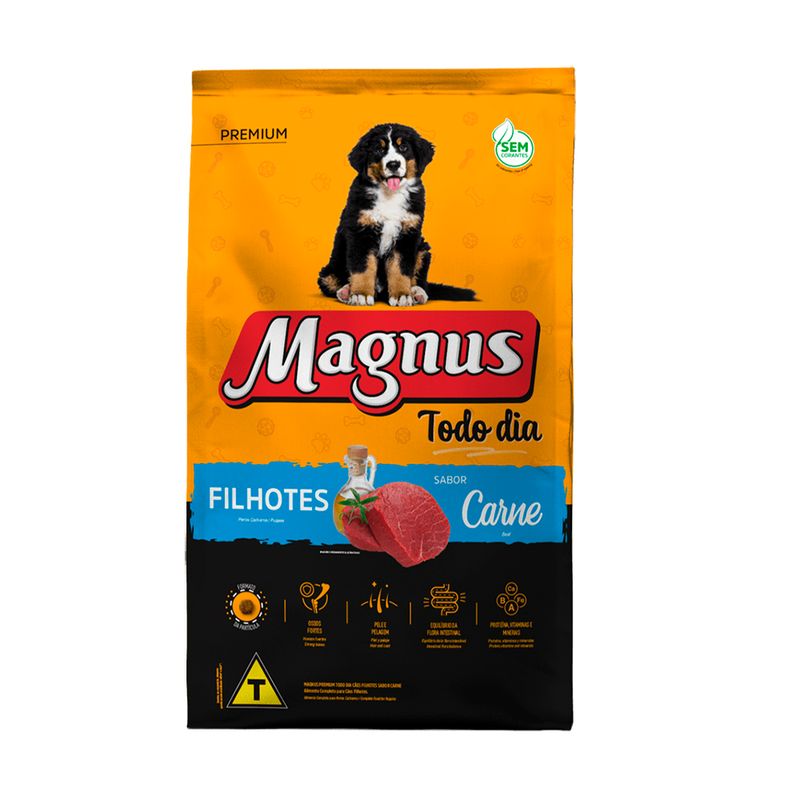 Foto-do-produto-Racao-Magnus-Premium-Caes-Todo-Dia-Filhotes-Carne-101kg-no-petshop-online-da-Tudo-de-Bicho