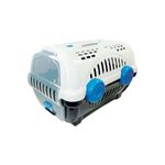 Foto-do-produto-Caixa-de-Transporte-Furacao-Pet-Luxo-Branco-Com-Azul-N2-no-petshop-online-da-Tudo-de-Bicho