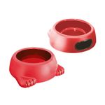 Foto-do-produto-Comedouro-Gatos-Furacao-Pet-Plastico-Glamour-Vermelho-1000ml-no-petshop-online-da-Tudo-de-Bicho