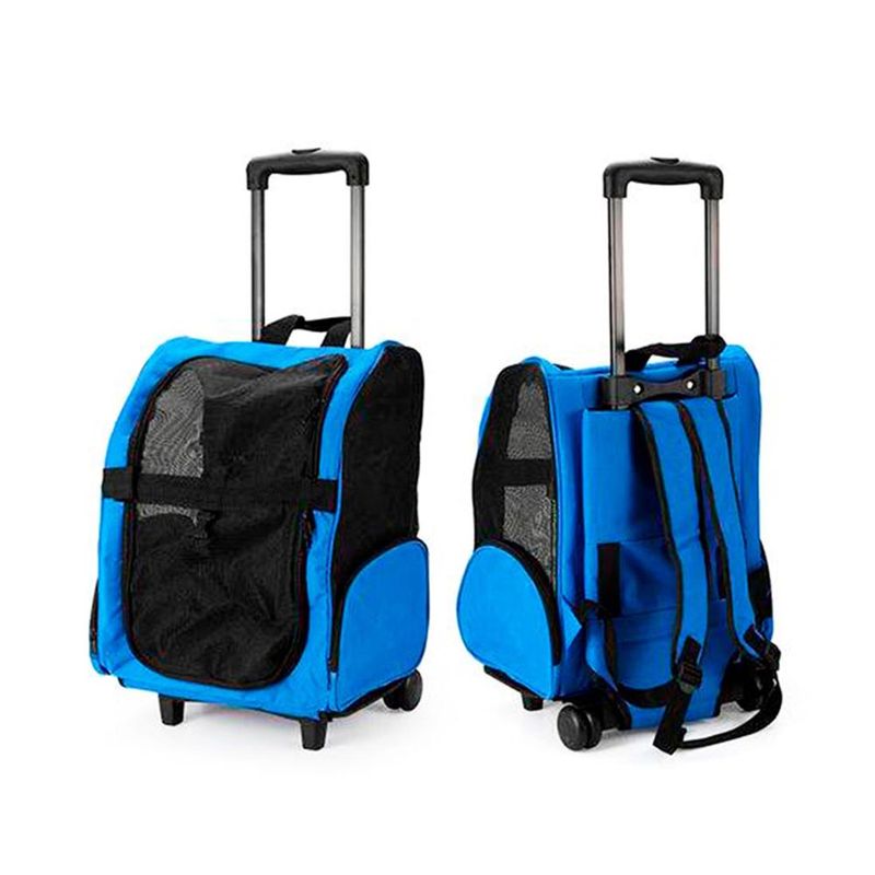 Foto-do-produto-Mochila-Canguru-Chalesco-Azul-para-Caes-no-petshop-online-da-Tudo-de-Bicho
