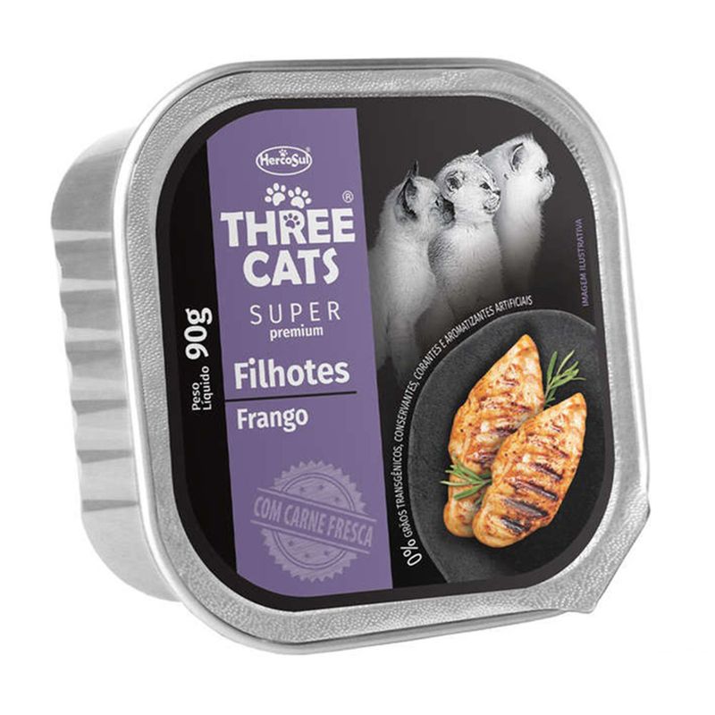 Foto-do-produto-Racao-Umida-Three-Cats-Special-Filhotes-Pate-90g-no-petshop-online-da-Tudo-de-Bicho