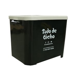 Porta Ração Tudo de Bicho Preto 15kg