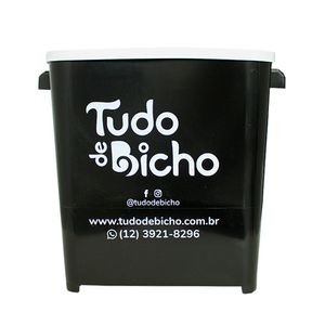 Porta Ração Tudo de Bicho Preto 6kg