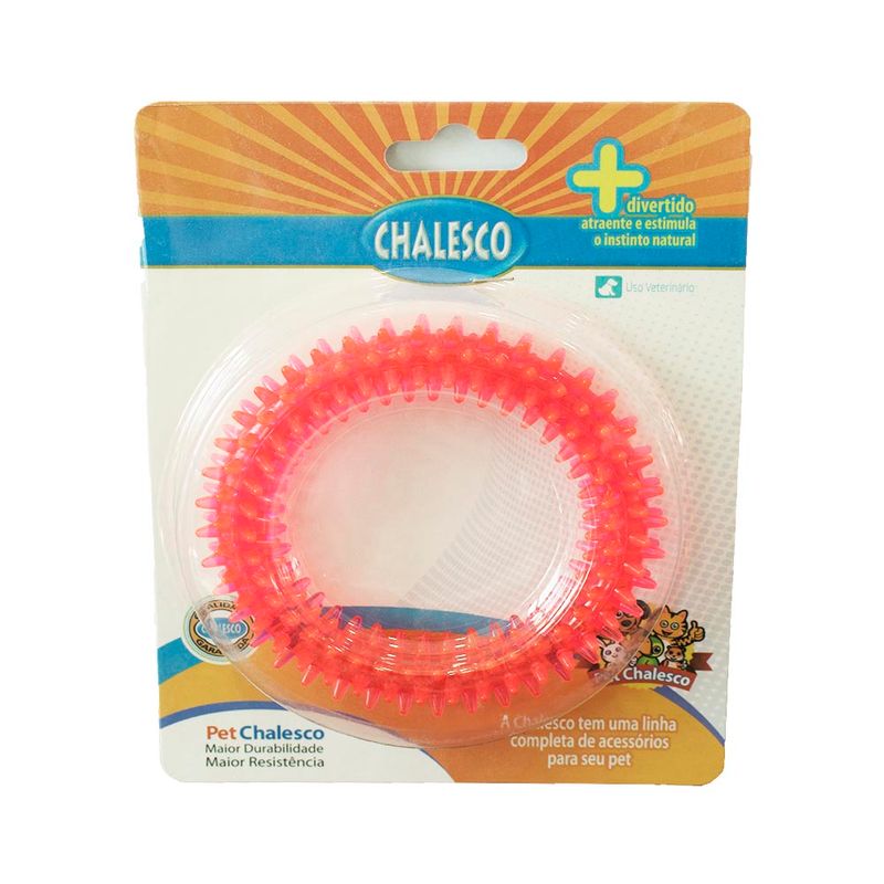 Foto-do-produto-Brinquedo-Mordedor-Argola-Rosa-Chalesco-no-petshop-online-da-Tudo-de-Bicho