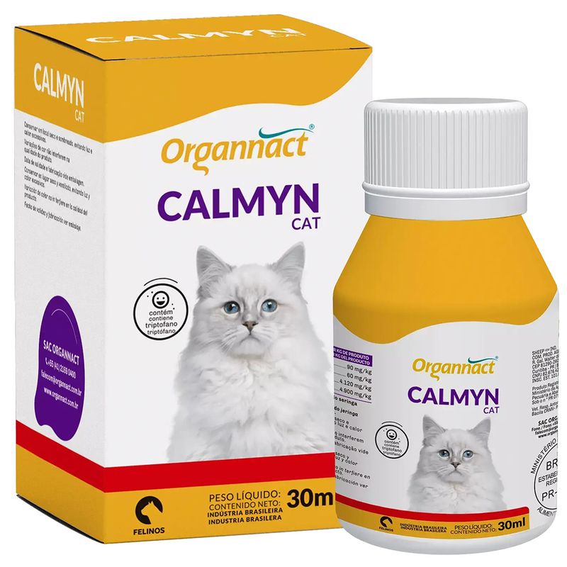 Foto-do-produto-Suplemento-Calmyn-Cat-Organnact-30ml-no-petshop-online-da-Tudo-de-Bicho