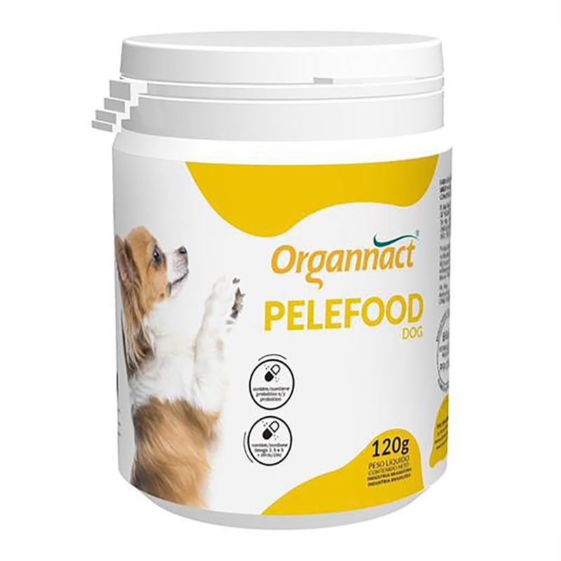 Foto-do-produto-Suplemento-Pelefood-Dog-Organnact-120g-no-petshop-online-da-Tudo-de-Bicho