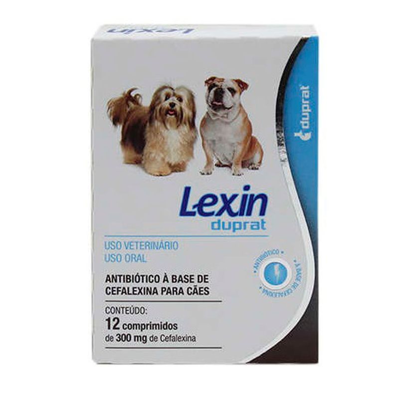 Foto-do-produto-Lexin-300mg-12-Comprimidos-no-petshop-online-da-Tudo-de-Bicho