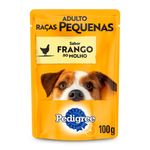 Foto-do-produto-Racao-Umida-Pedigree-Caes-Adultos-Racas-Pequenas-Frango-ao-Molho-Sache-100g-no-petshop-online-da-Tudo-de-Bicho