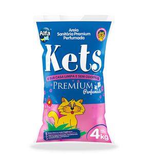 Areia Higiênica Kets Premium Perfumada Gatos