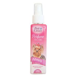 Perfume para Cães e Gatos Fêmea Pet Clean