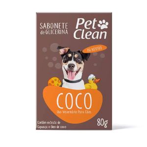 Sabonete De Coco Pet Clean