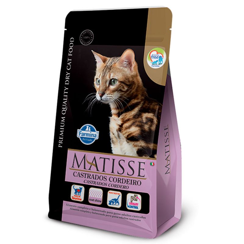 Foto-do-produto-Racao-Farmina-Matisse-Gatos-Adultos-Castrados-Cordeiro-75kg-no-petshop-online-da-Tudo-de-Bicho